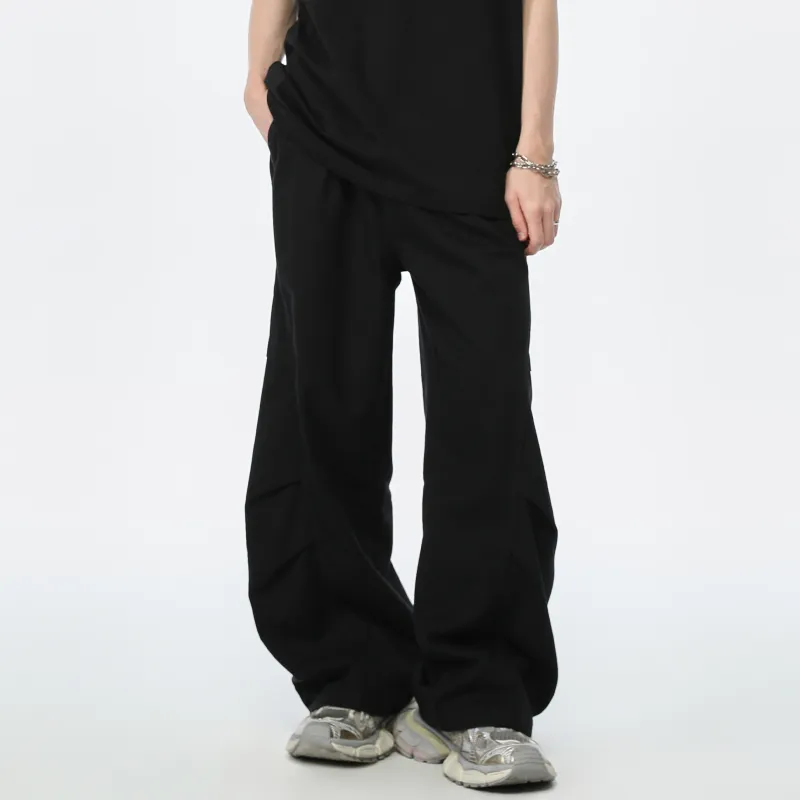 Coke Casual Pants Unisex Black-3