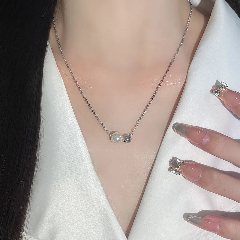 CHUVORA Copper Electroplated 2025 Fashion Versatile Minimalist Collarbone Chain With A Touch Of Luxury Women's-3