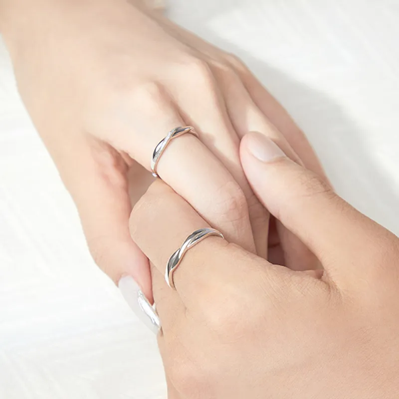 CHUVORA 999 Fine Silver Rings Unisex-5