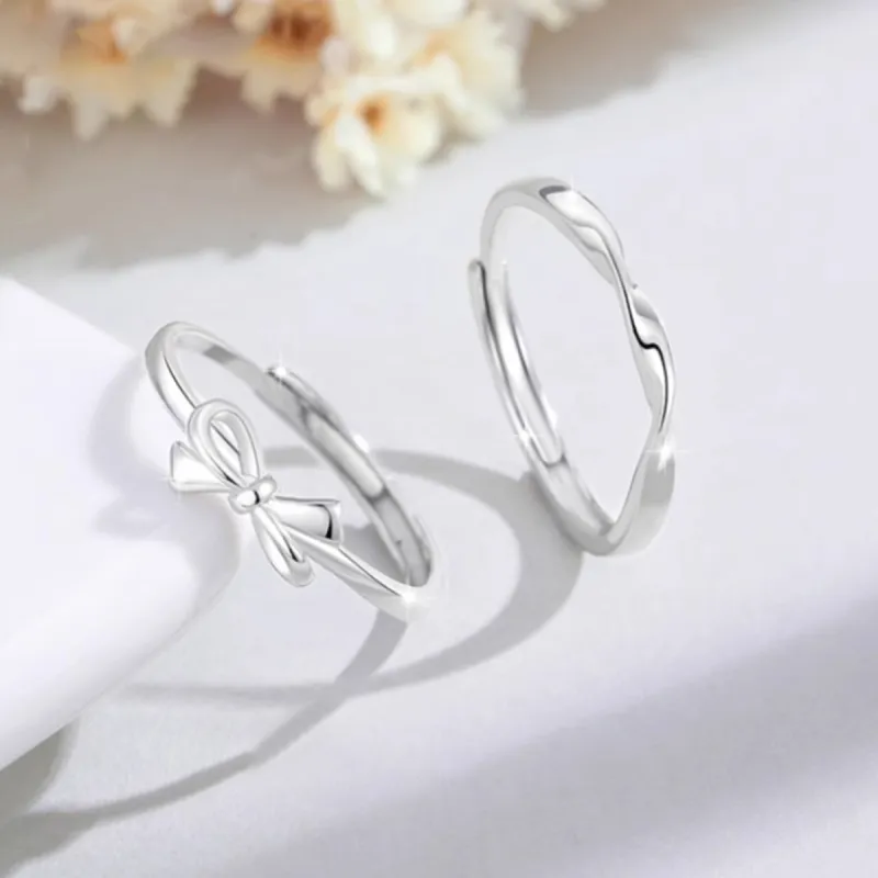 CHUVORA 999 Fine Silver Rings Unisex-1