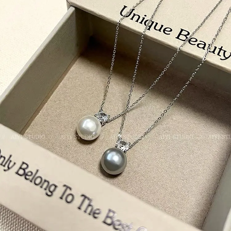 CHUVORA Advanced Elegant And Trendy Versatile Collarbone Chain Design Minimalist Luxury Women's-9