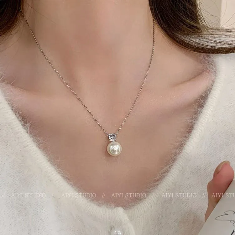 CHUVORA Advanced Elegant And Trendy Versatile Collarbone Chain Design Minimalist Luxury Women's-13