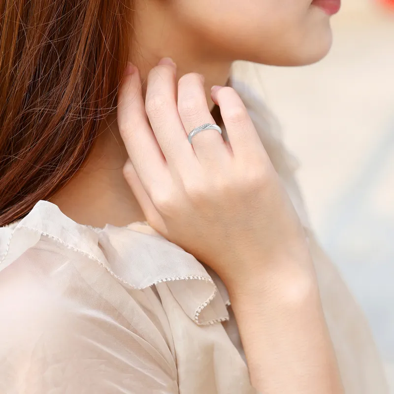 CHUVORA 999 Fine Silver Rings Unisex-5