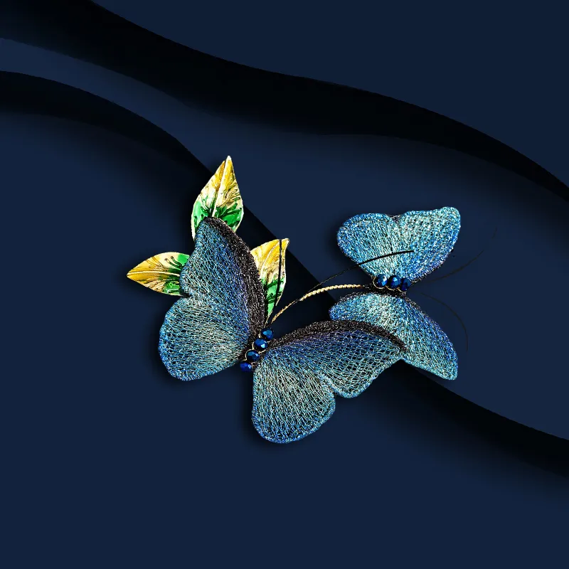 Marco Bizzarri Alloy Design Vintage Niche Jewelry 2024 Fall New Arrival Insect Accessories Advanced Pin Women's-2