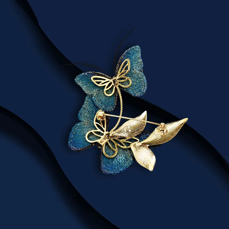 Marco Bizzarri Alloy Design Vintage Niche Jewelry 2024 Fall New Arrival Insect Accessories Advanced Pin Women's-3
