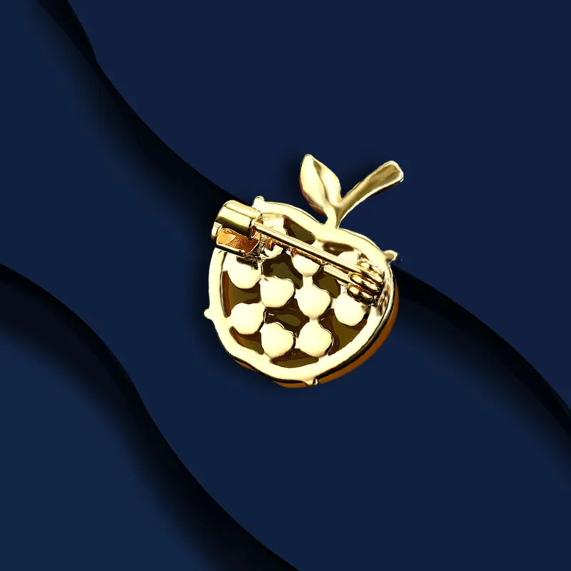 Marco Bizzarri Alloy 2024 New Arrival Premium Accessories Niche Cute Fruit Pin Accessories Design Jewelry Women's-3