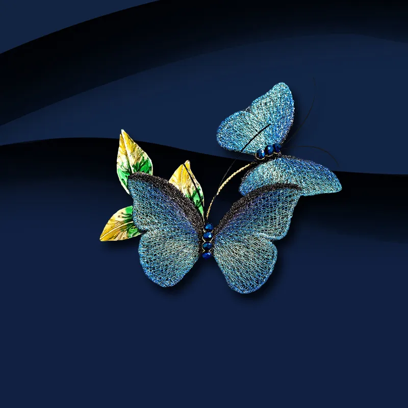 Marco Bizzarri Alloy Design Vintage Niche Jewelry 2024 Fall New Arrival Insect Accessories Advanced Pin Women's-1