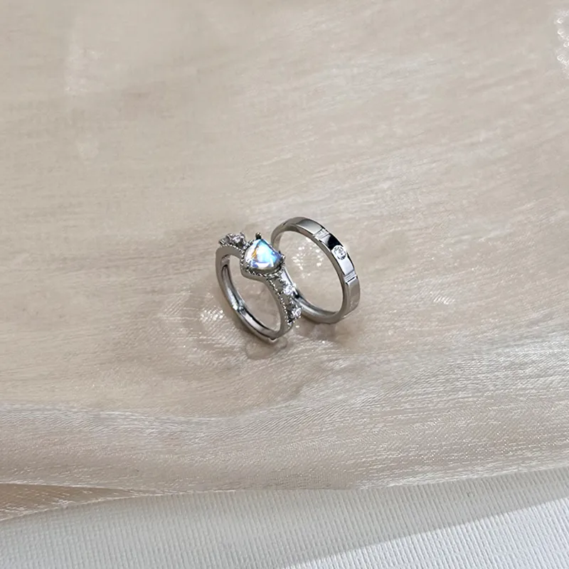 Anxious Copper Alloy Rings Unisex-6