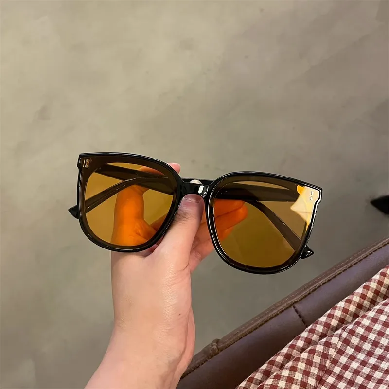 Anxious PC Round Sunglasses Unisex-6