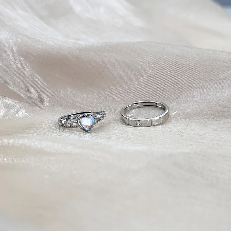Anxious Copper Alloy Rings Unisex-4