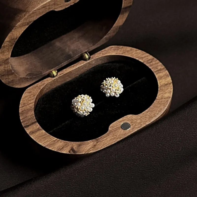Anxious 925 Silver Needles Stud Earrings Women's-6
