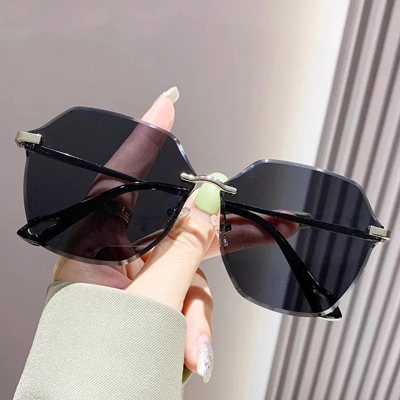Anxious Alloy PC Irregular Shape Sunglasses Unisex-6