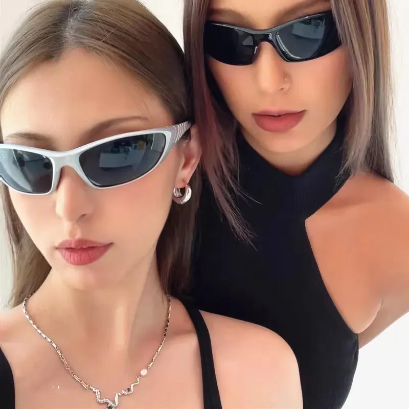 Anxious PC Irregular Shape Sunglasses Unisex-9