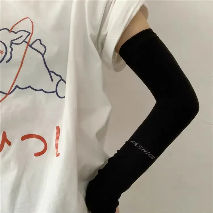 Anxious Polyamide Sun Protection Sleeves Unisex-4