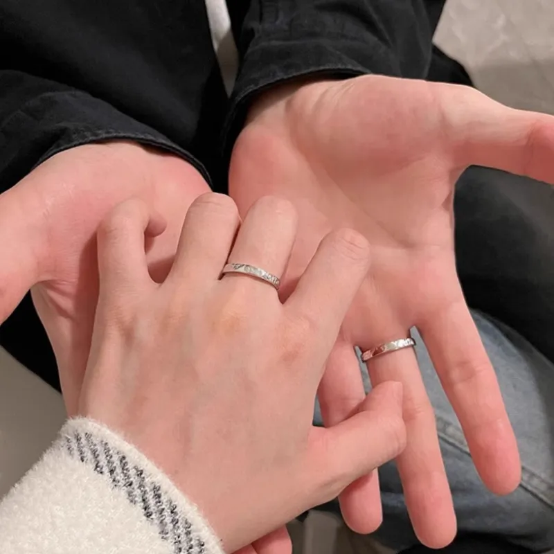 Anxious 999 Fine Silver Rings Unisex-1