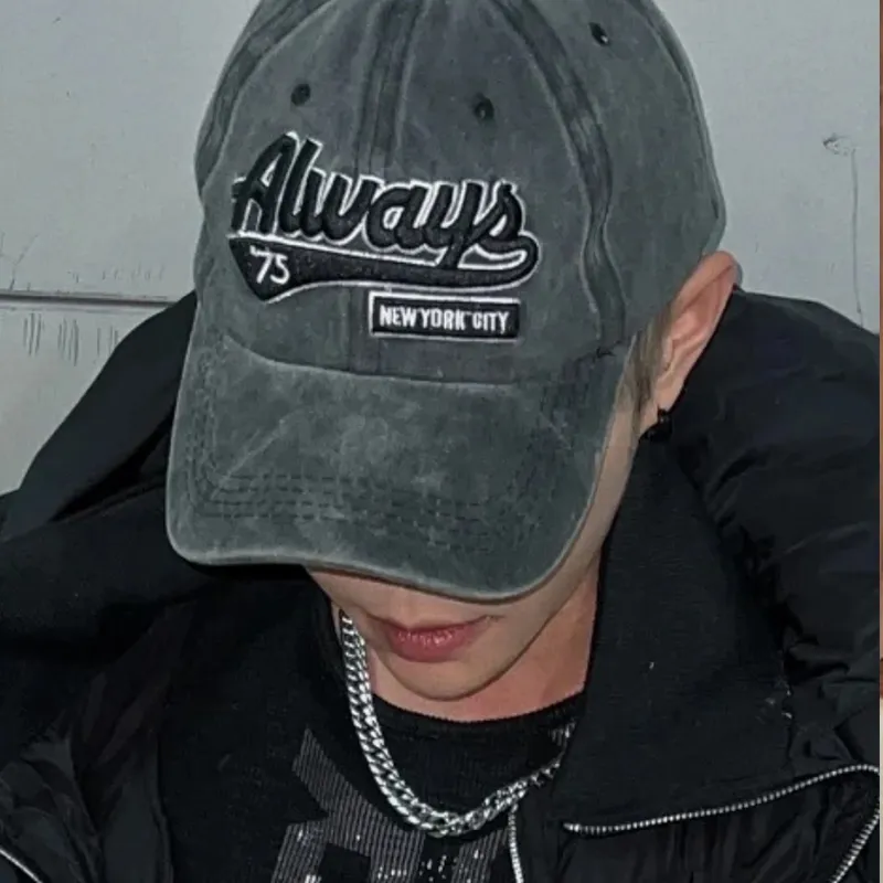 Anxious Cotton Baseball Caps Unisex-4