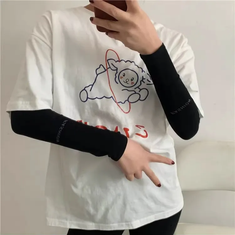 Anxious Polyamide Sun Protection Sleeves Unisex-3