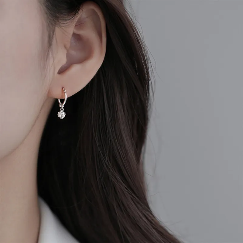 Anxious S925 Silver Earrings Women's-3