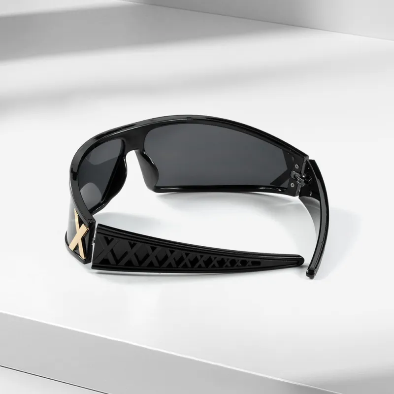 Anxious PC Irregular Shape Sunglasses Unisex-6