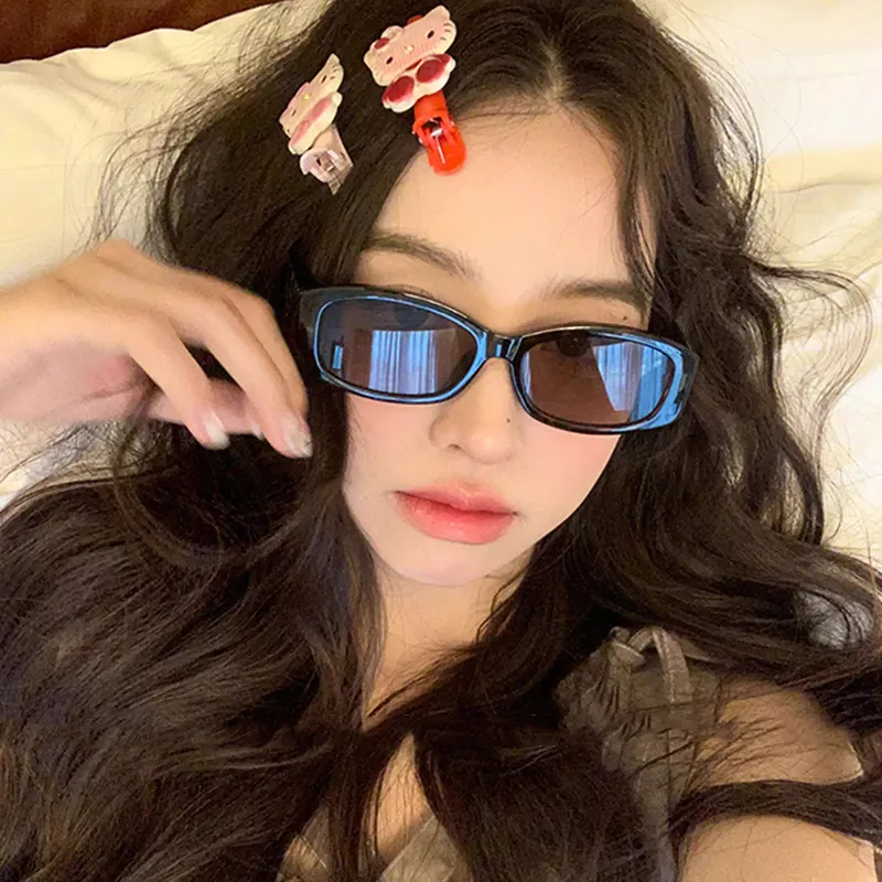 Anxious PC Square Sunglasses Unisex-4
