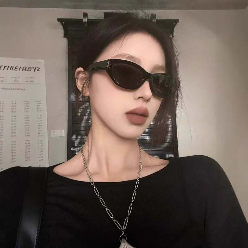 Anxious PC Cat Eye Sunglasses Unisex-4