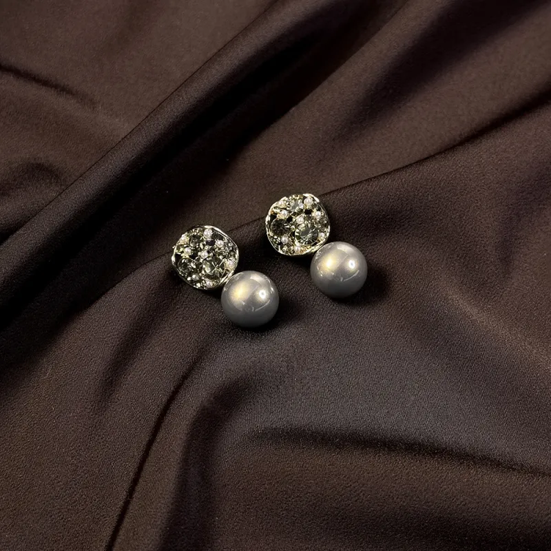 Anxious Artificial Pearl Earrings Women's-3