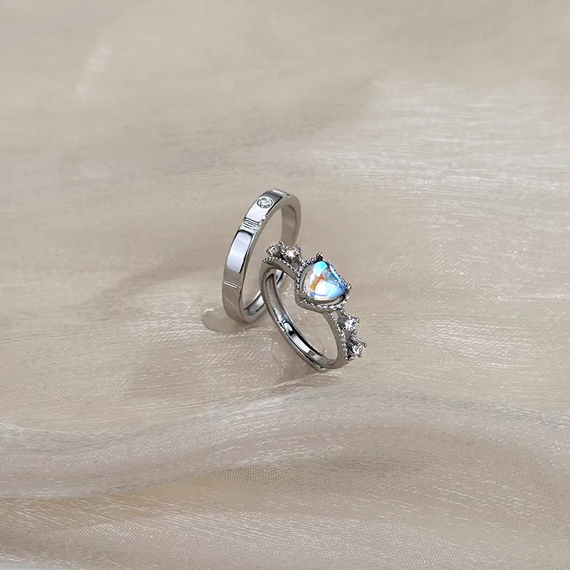 Anxious Copper Alloy Rings Unisex-1