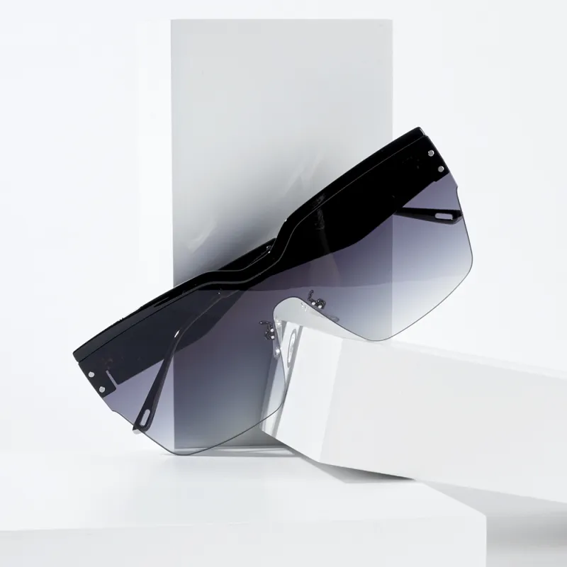 Anxious PC Metal Browline Sunglasses Unisex-10