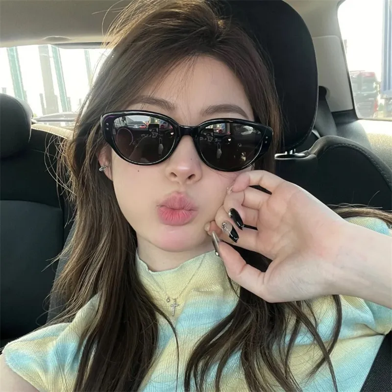 Anxious PC Cat Eye Sunglasses Unisex-5