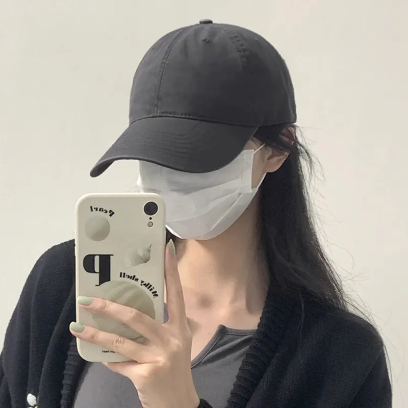 Anxious Cotton Baseball Caps Unisex-10