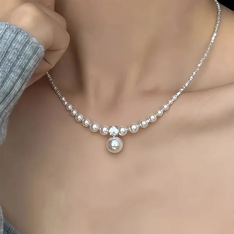 Anxious Artificial Pearl Necklaces Women's-2