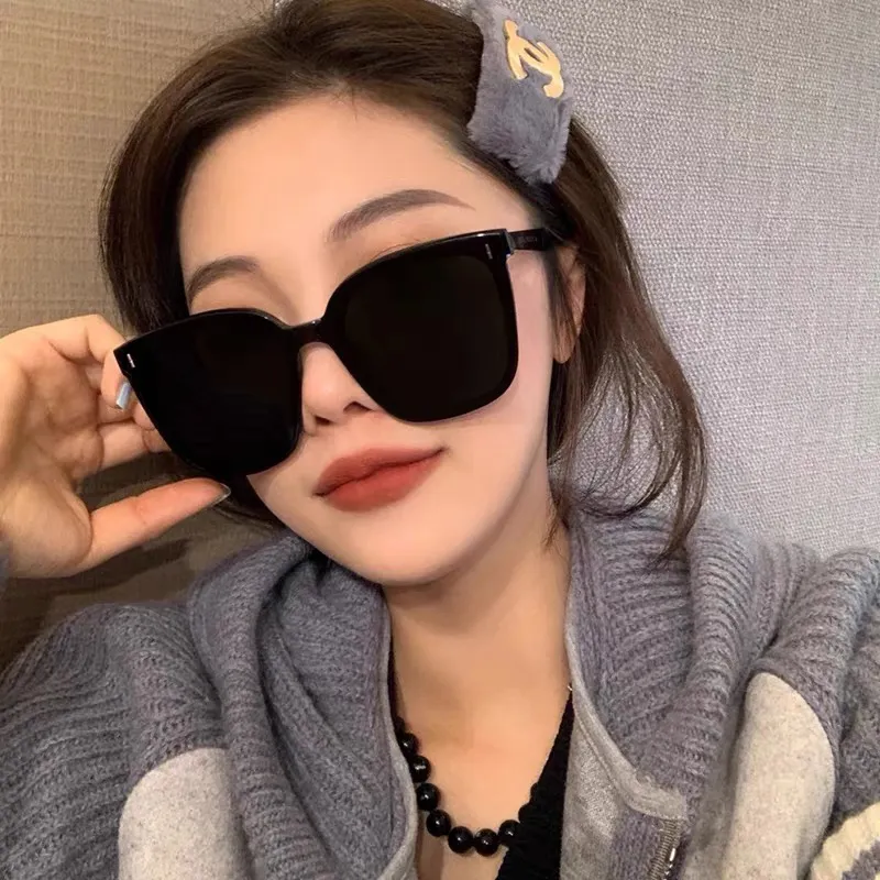 Anxious TR/Memory Plastic Square Sunglasses Unisex-5