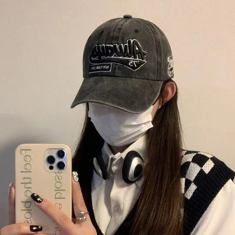 Anxious Cotton Baseball Caps Unisex-2