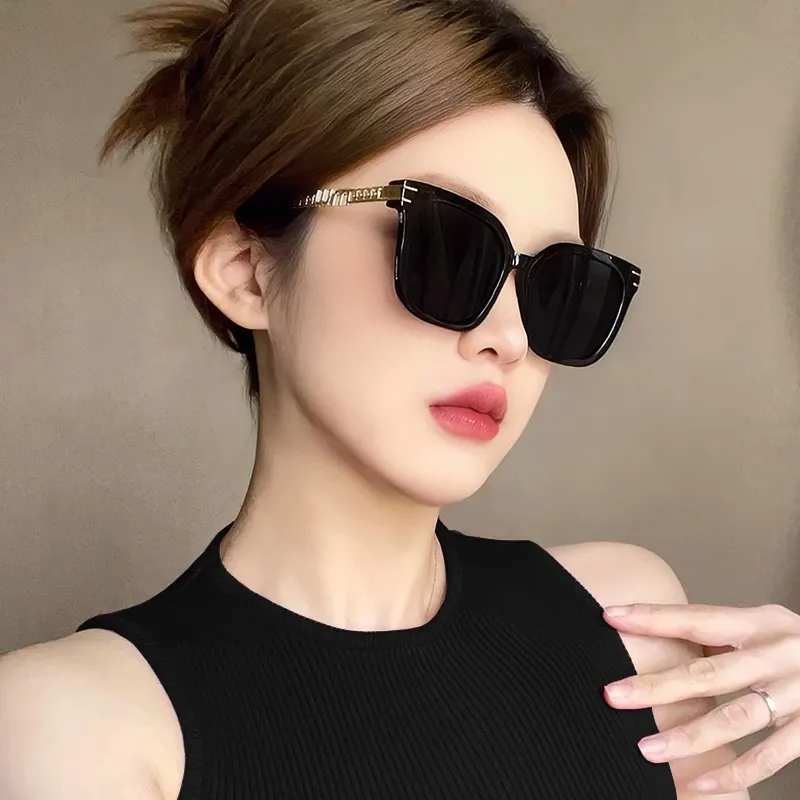 Anxious PC Cupronickel Square Sunglasses Women's-4