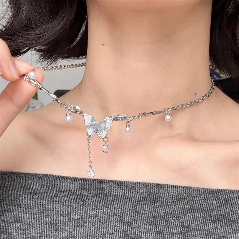 Anxious Titanium Steel Necklaces Women's-4