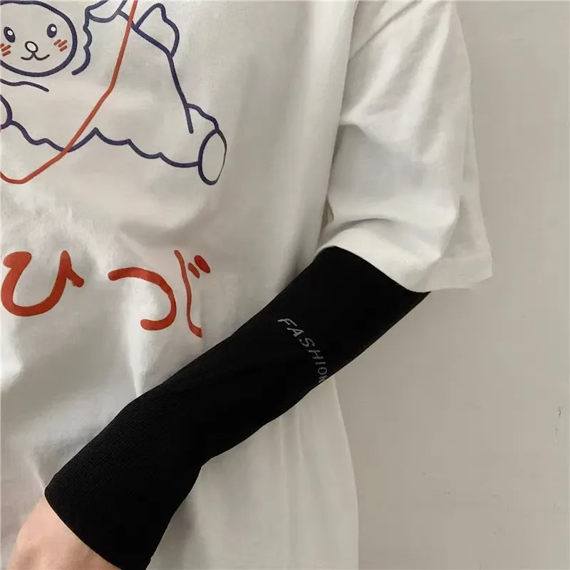 Anxious Polyamide Sun Protection Sleeves Unisex-2