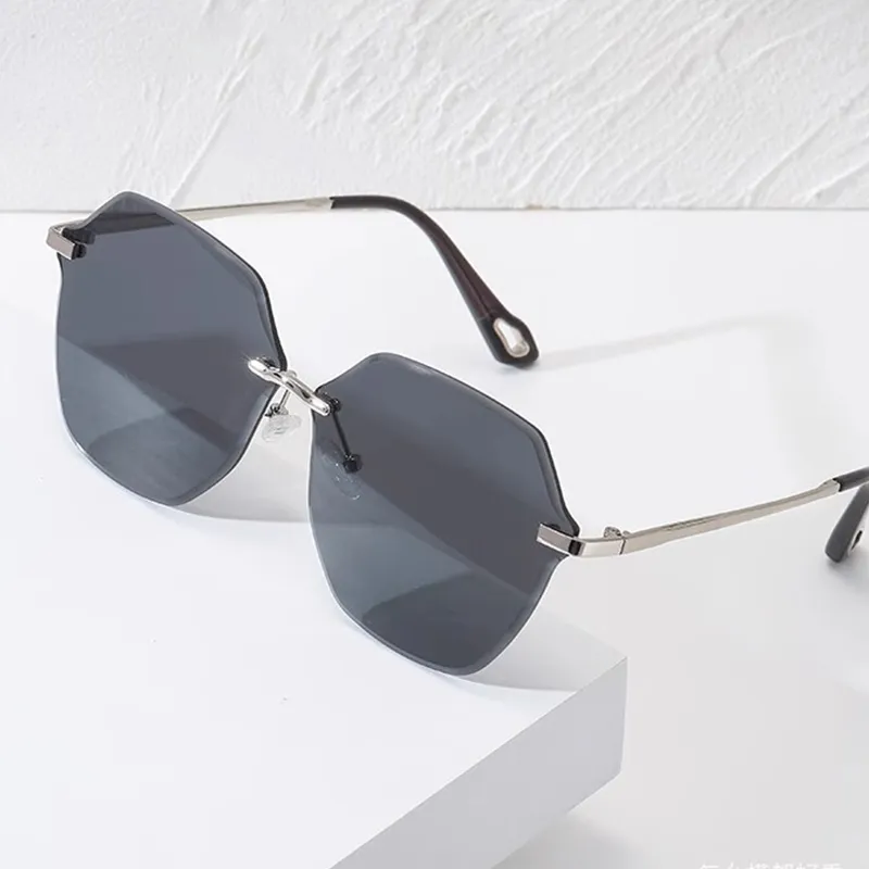 Anxious Alloy PC Irregular Shape Sunglasses Unisex-5