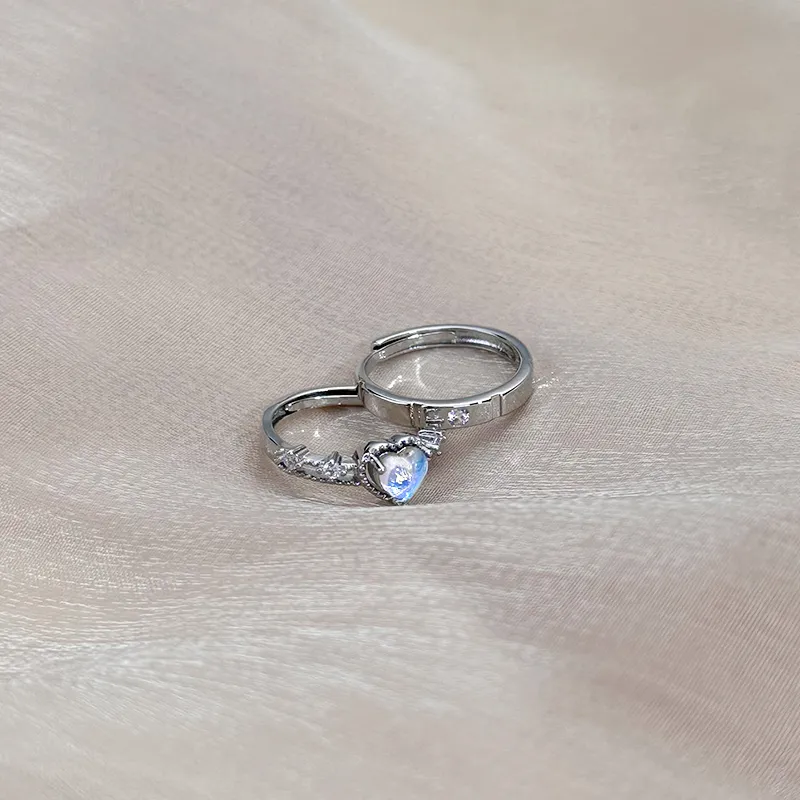Anxious Copper Alloy Rings Unisex-3