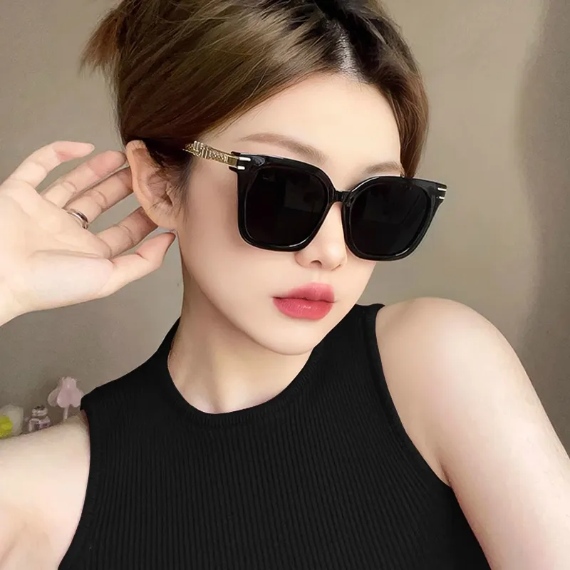 Anxious PC Cupronickel Square Sunglasses Women's-5