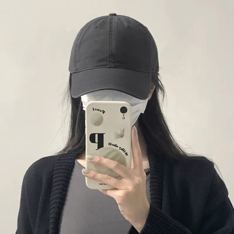Anxious Cotton Baseball Caps Unisex-8
