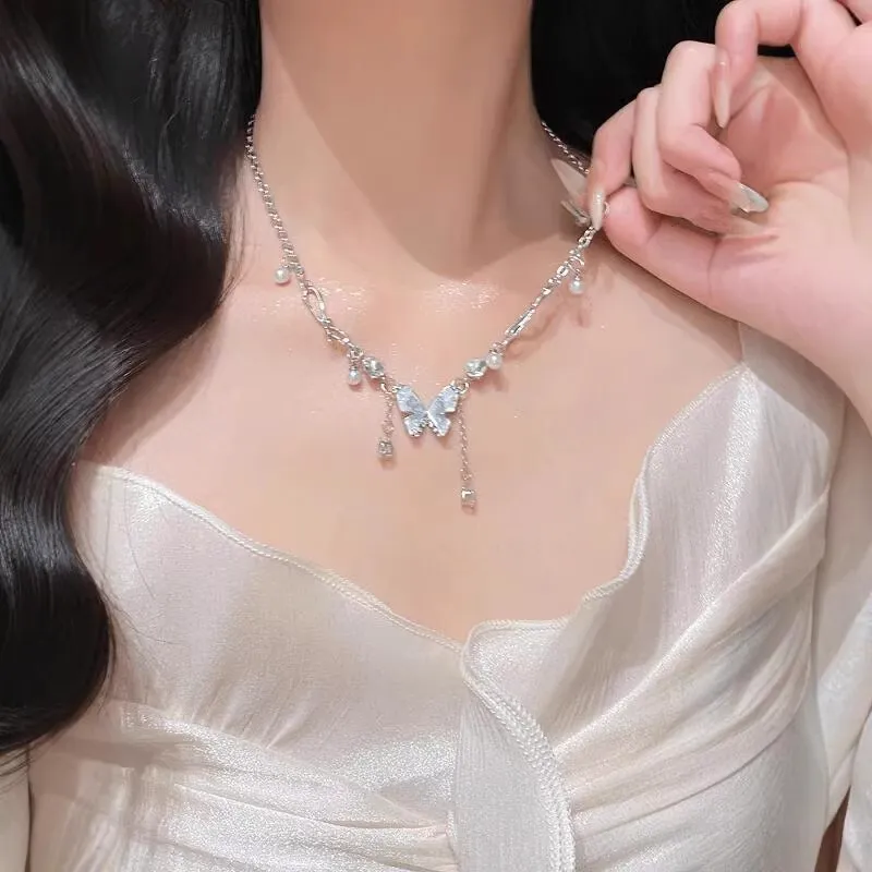 Anxious Titanium Steel Necklaces Women's-2
