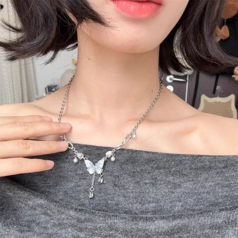 Anxious Titanium Steel Necklaces Women's-5