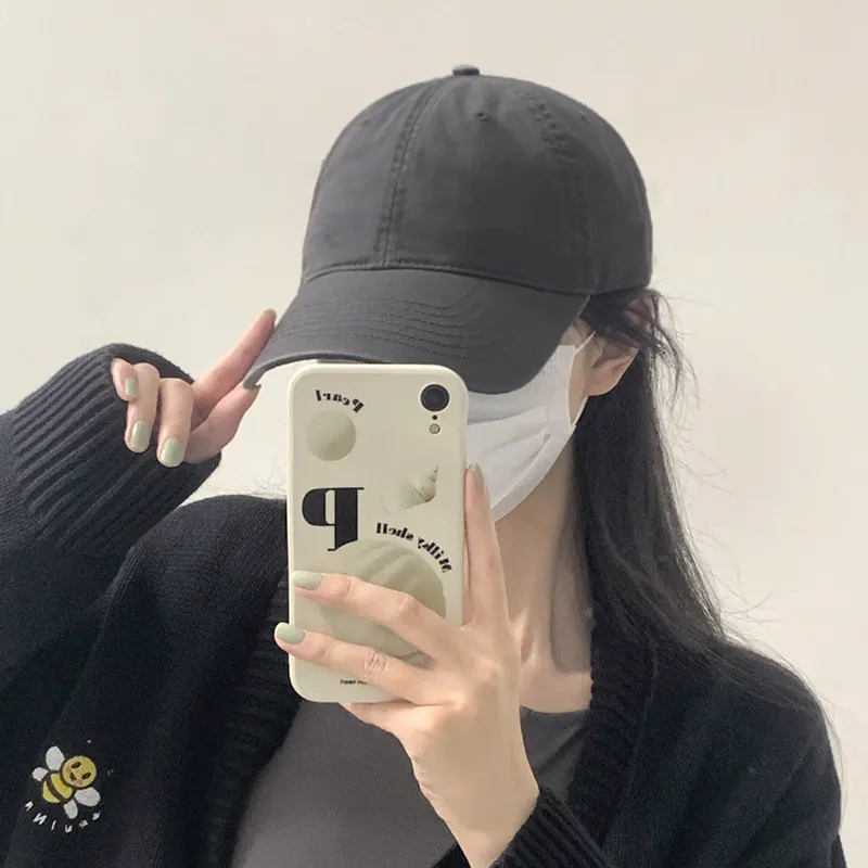 Anxious Cotton Baseball Caps Unisex-9