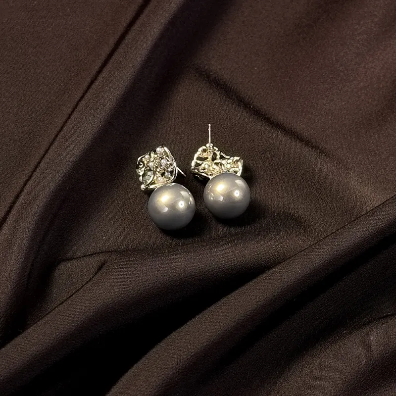Anxious Artificial Pearl Earrings Women's-7