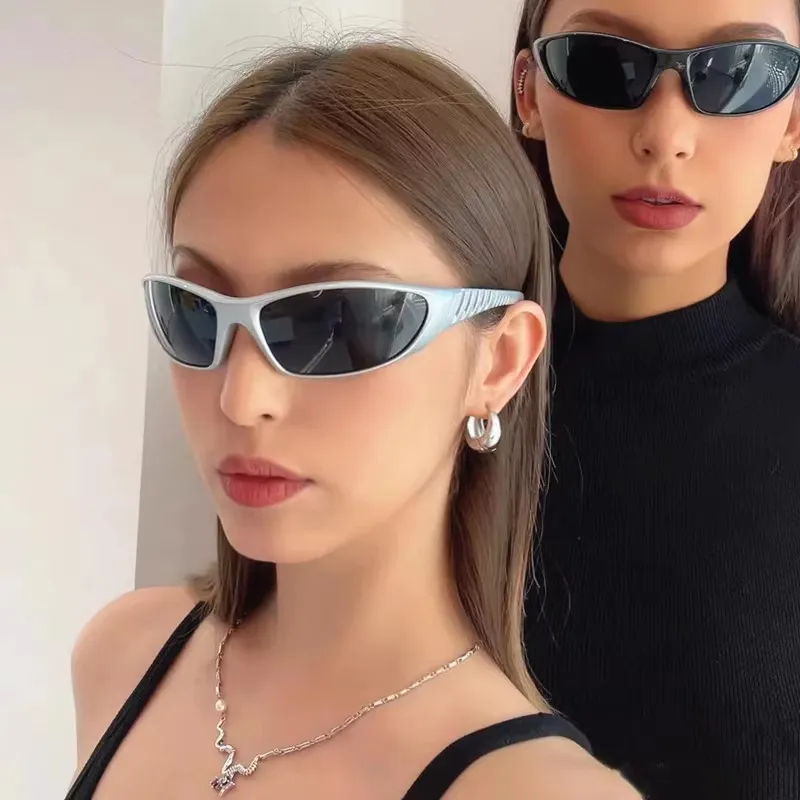 Anxious PC Irregular Shape Sunglasses Unisex-13