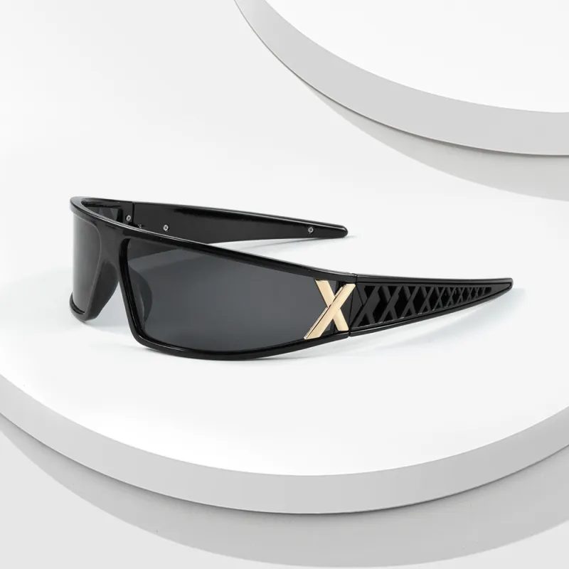 Anxious PC Irregular Shape Sunglasses Unisex-7