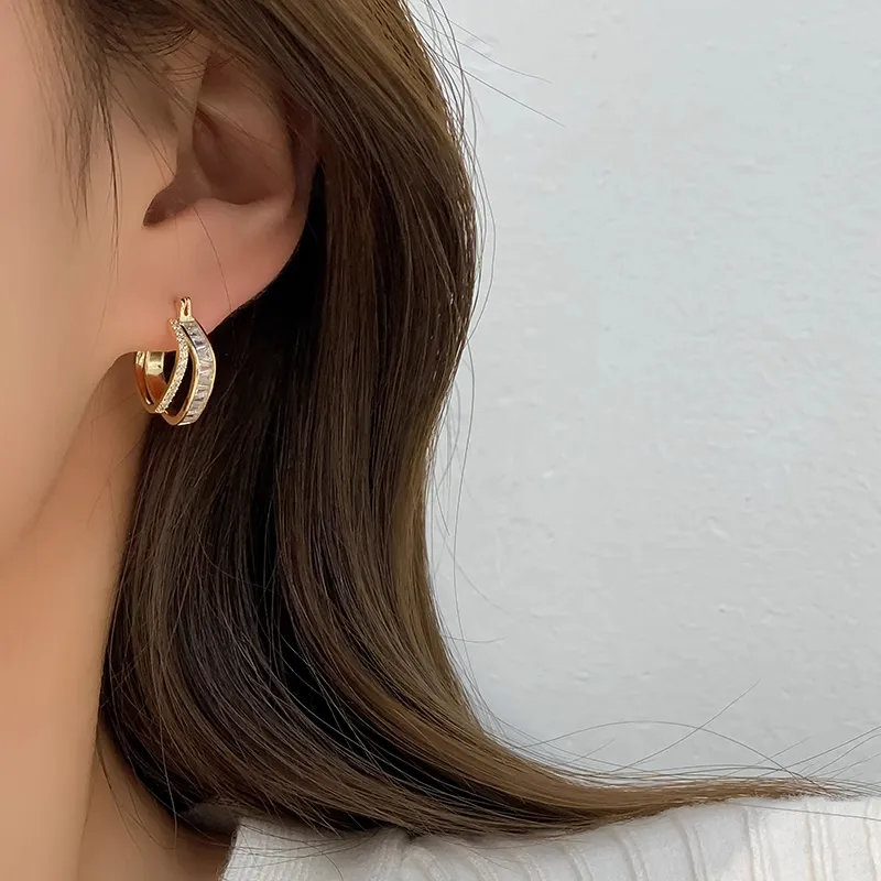 Anxious Copper Earrings Women's-5