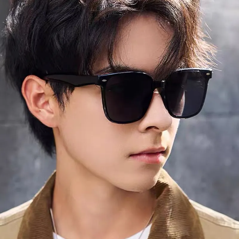 Anxious PC Square Sunglasses Unisex-2