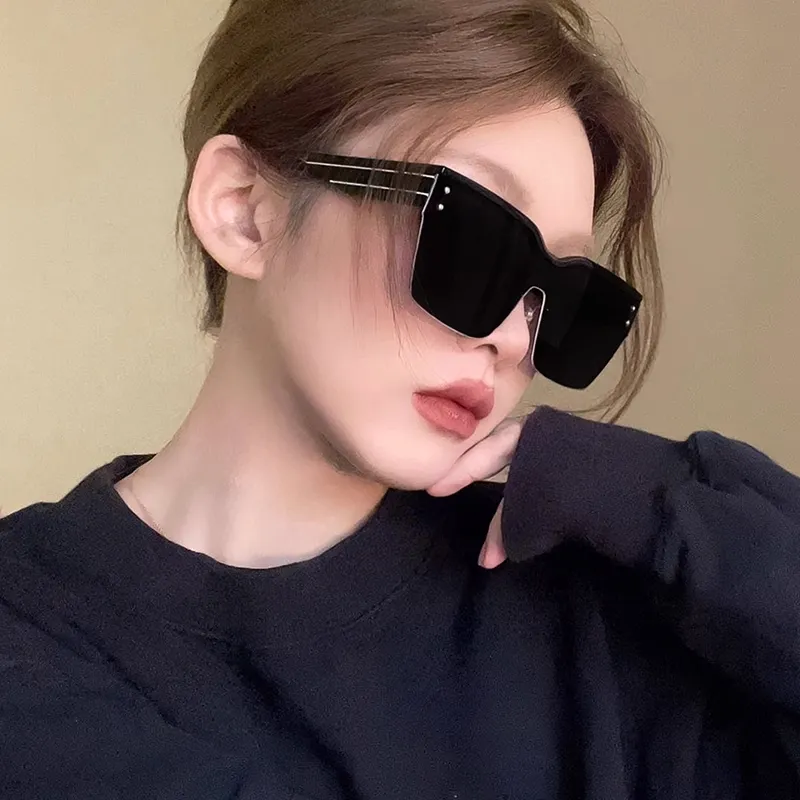Anxious PC Metal Browline Sunglasses Unisex-5