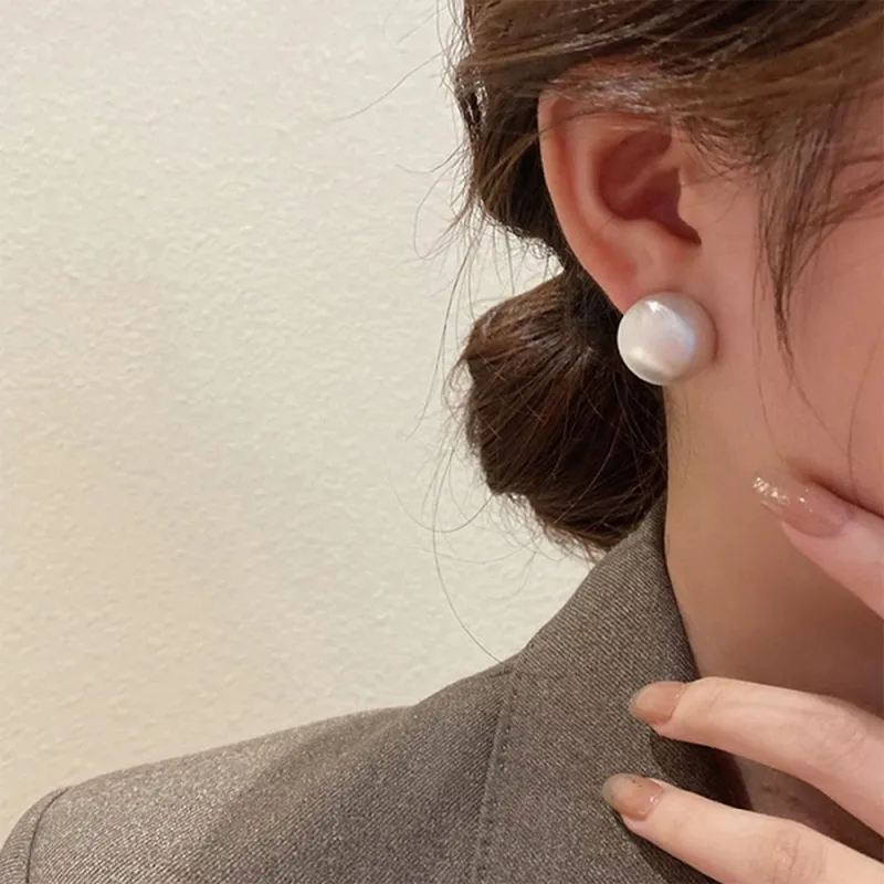 Anxious 925 Silver Needles Stud Earrings Women's-8